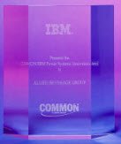 Award from IBM COMMON for best web application 2009 