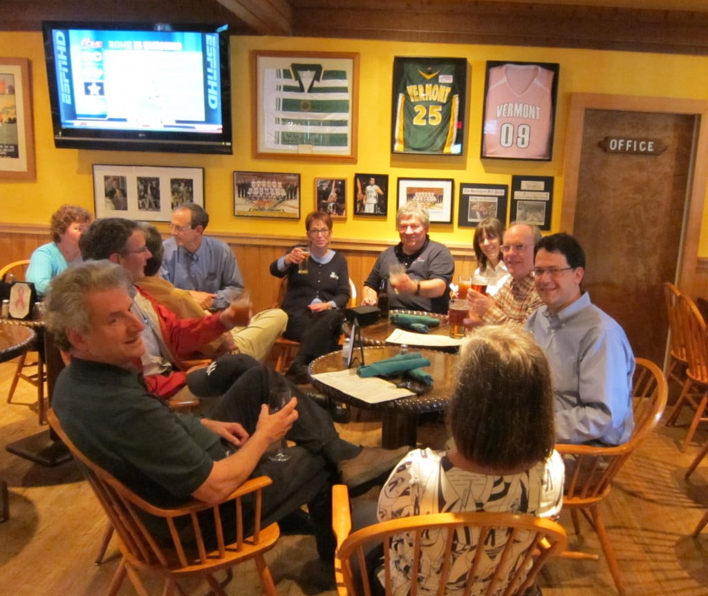 Relaxing at the end of VTMUG's annual conference in South Burlington, Vermont