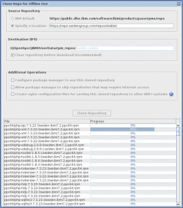 ACS clone repository progress
