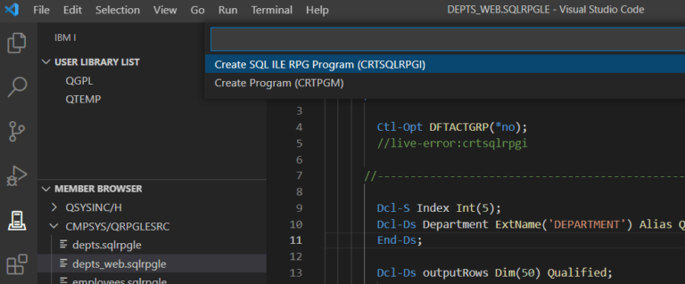 Visual Studio Code, RPG and IBM i - Seiden Group